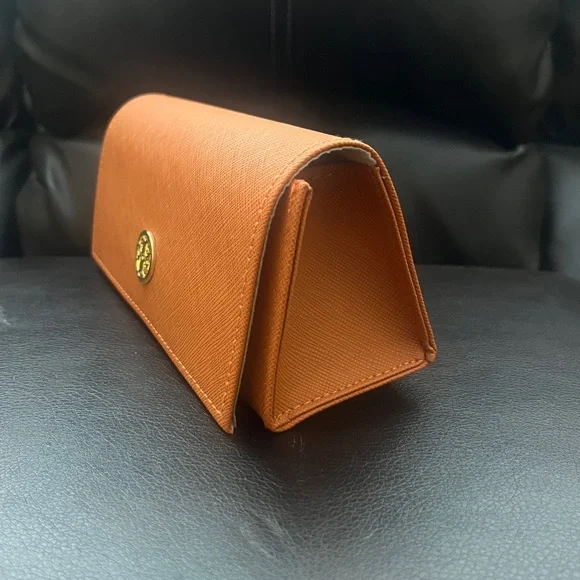 Tory Burch Glasses Case - Orange 1 - Picture 3 of 4
